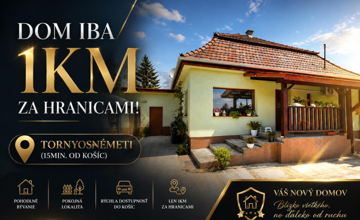 Pokojné bývanie len 1 km od SR hraníc – Tornyosnémeti - fotografia 1