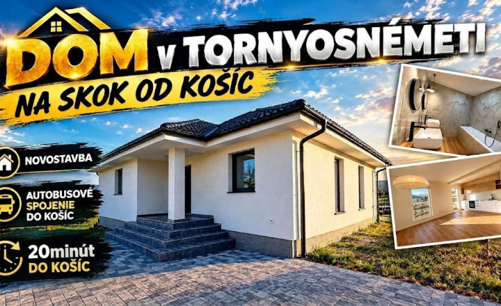 NOVOSTAVBA V DOKONČENOM ŠTANDARDE V TORNYOSNÉMETI - fotografia 1